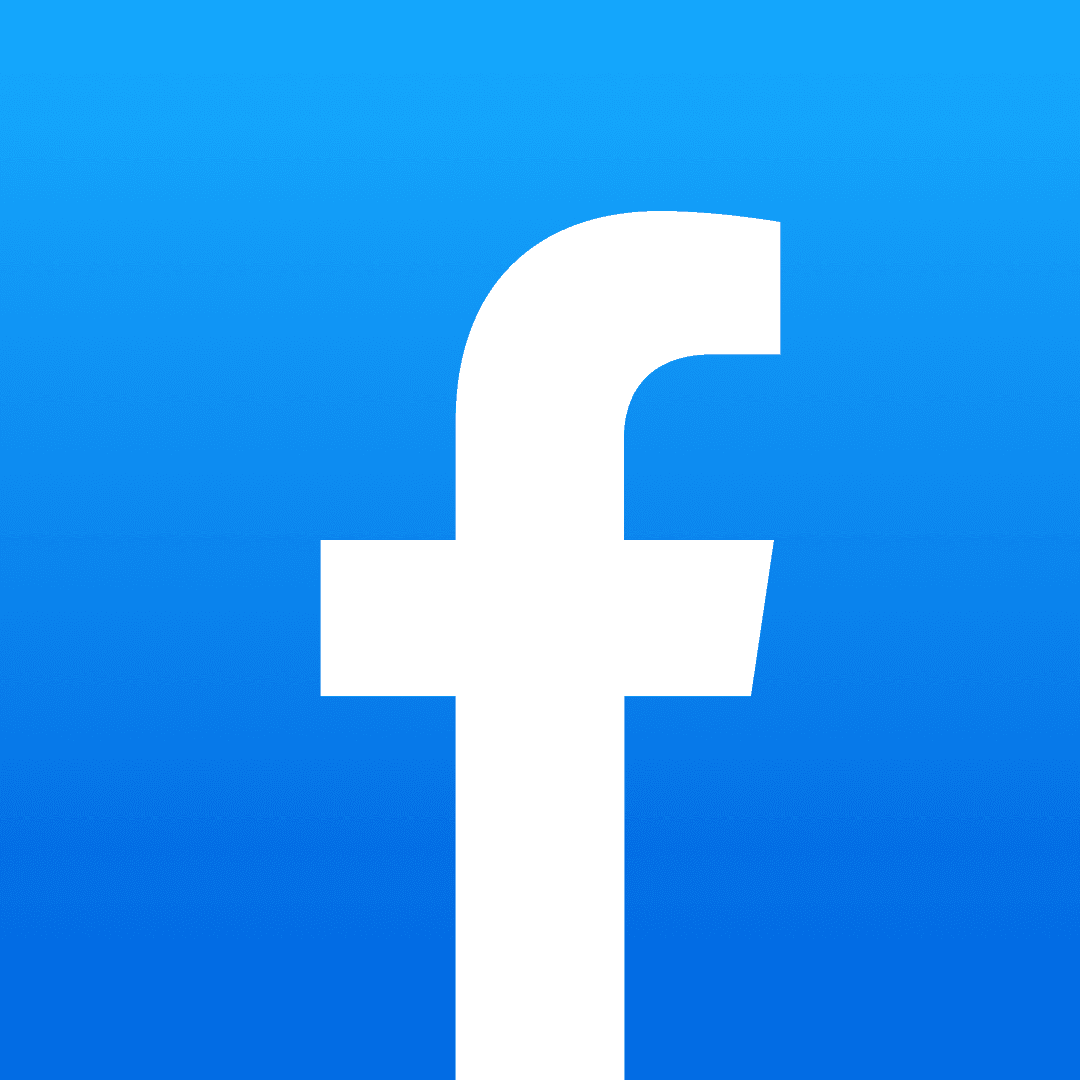 White lowercase 'f' logo on a gradient blue background.